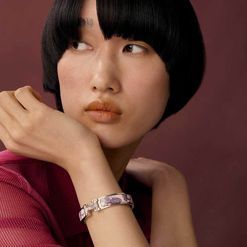 Clic H Bride de Cour bracelet - Purple | Hermès USA
