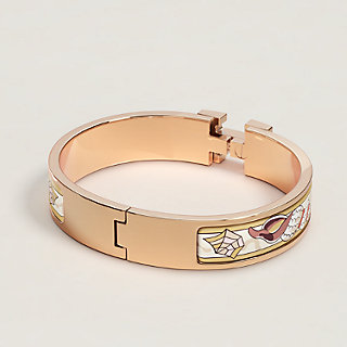 HERMES CLIC CLAC H バングル ローズオランジェ HIGHLY SOUGHT AFTER LIMITED EDITION COLOR! HERMES UNBOXING