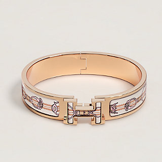 ブレスレット　HERMES Clic H Bracelet イエロー Clic H Hermès Flagship bracelet | Hermès Canada