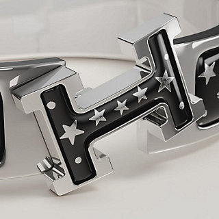 Clic H Gloria Soli bracelet - Black | Hermès Australia