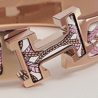 【手首を華やかに♪】HERMES★Bracelet Clic H Quadrige au Fil 手首を華やかに♪】HERMES☆Bracelet Clic H Quadrige au Fil