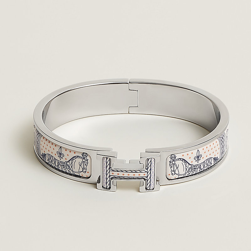 お洒落♡【HERMES】Grand Apparat クリックH ブレスレット Clic H Grand Apparat Remix Multico bracelet | Hermès Australia