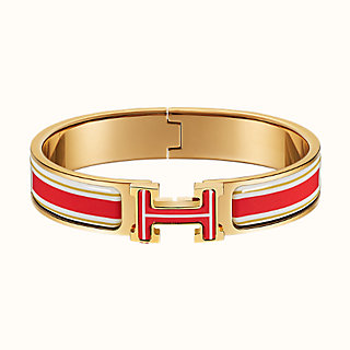 red hermes bracelet