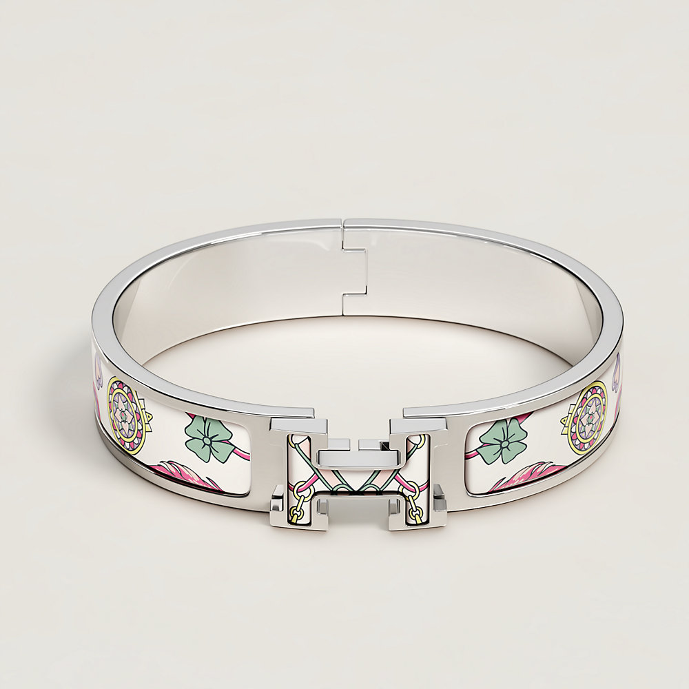 Clic H Harnais de Coeur bracelet - Brown | Hermès Canada