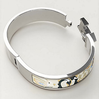 HERMES∽Lanternes Ballons et Cocardes バングル GOLD 2色_速達 Clic H Lanternes, Ballons et Cocardes bracelet | Hermès