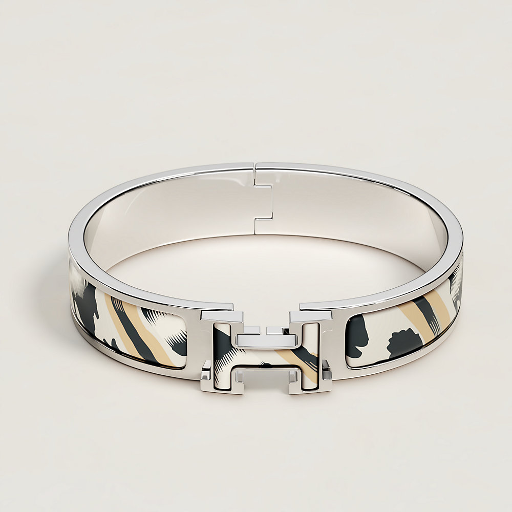 Clic H Le Chat Carre bracelet | Hermès Australia
