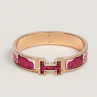 【HERMES】Clic Clac H Les Leopards ブレスレット Clic Clac H Les Leopards bracelet | Hermès Australia