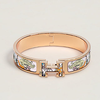 Hermès - Clic H Les Mustangs II Bracelet, Women's, Metal