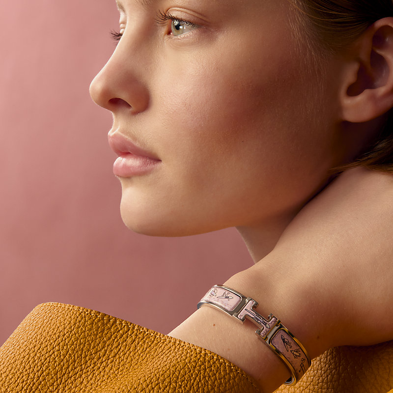 Clic H Les Outils du Dessin bracelet - Purple | Hermès USA