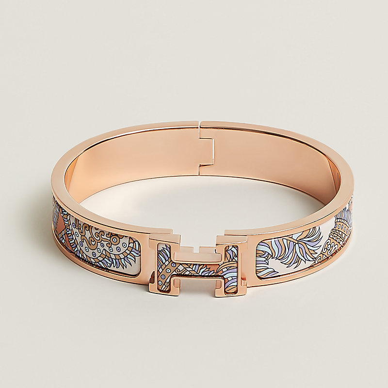 Hermes Clic H Bracelet in Pink — UFO No More