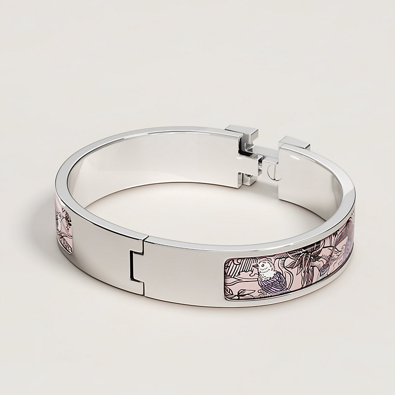 Clic H Sous un Battement d'Ailes bracelet - Purple | Hermès USA
