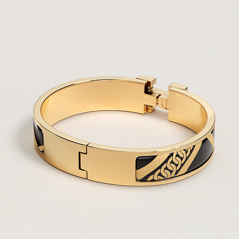 Clic H Tartan & Chaines Obliques 브레이슬릿