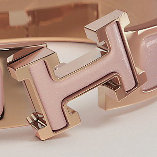 Clic H glitter bracelet - Pink | Hermès USA