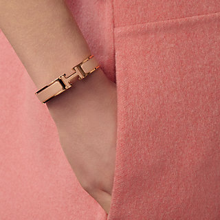 (*)様 HERMES bracelet H ピンク バングル　エルメス　クリッ Clic H glitter bracelet - Pink | Hermès Singapore
