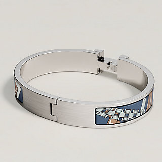 Clic HH 24 Brides et Chaines bracelet - White | Hermès USA