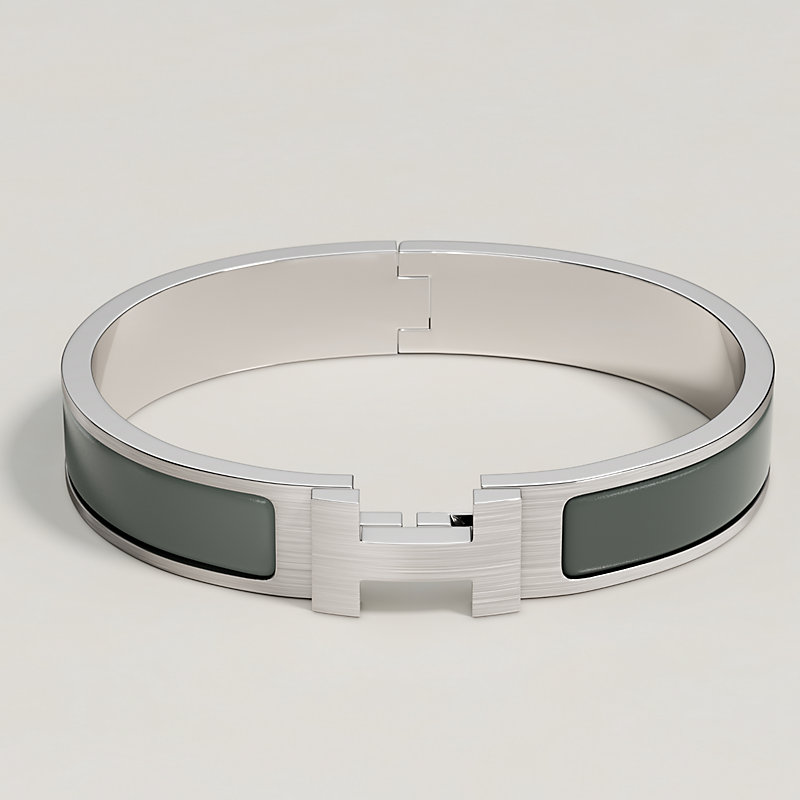 Clic HH bracelet - Green | Hermès USA