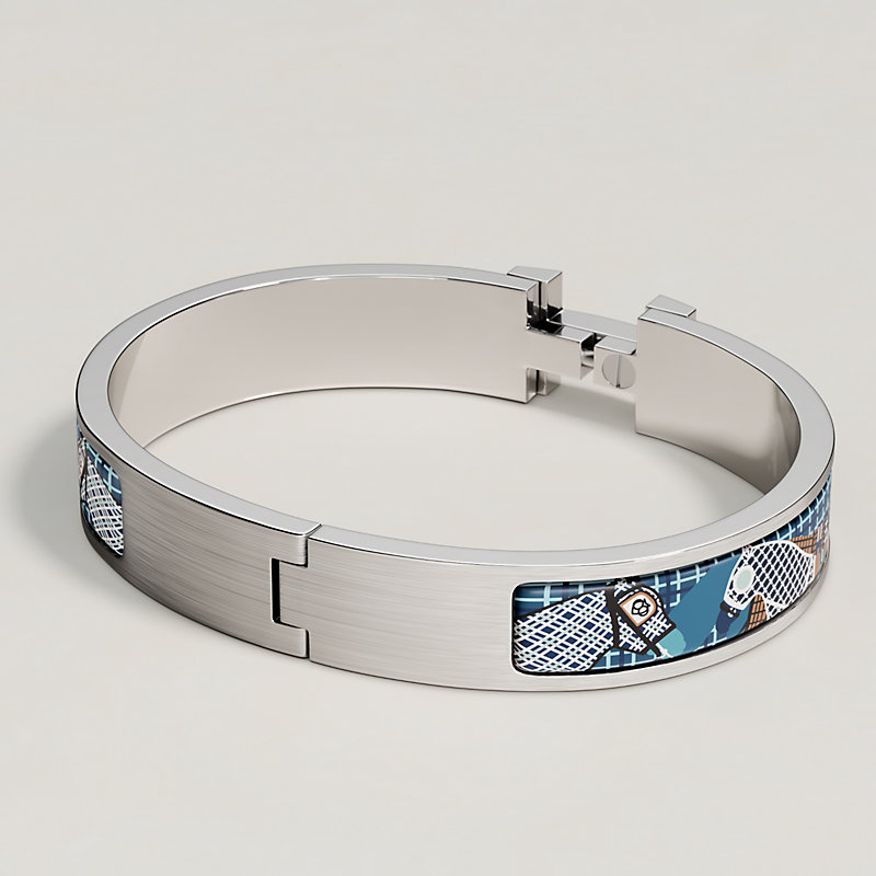 Clic HH Pour Sortir bracelet - White | Hermès USA