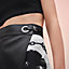 "Cliquetis Tattoo Aquarelle" mixed materials leather skirt, View: Worn, worn, view 4 of 5