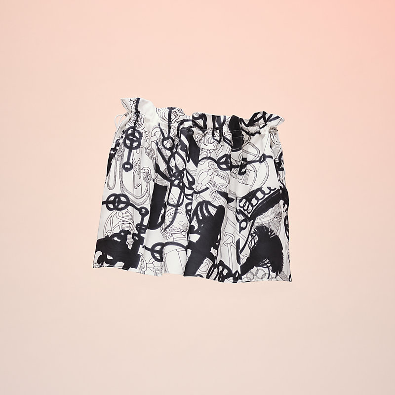 Cliquetis Tattoo Aquarelle shorts with drawstring | Hermès Singapore