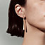 Clou de forge earrings, View: Worn, worn, view 2 of 2