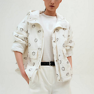 リバーシブル♪【 HERMES 】Clou de Selle Semis ジャケット Clou de Selle Semis