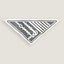Coaching double face triangle scarf, View: Flat, flat, view 2 of 4