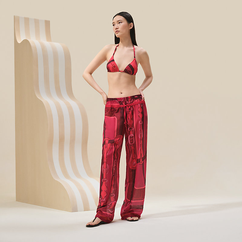HERMES \"Coaching Deja Vu\" pants 関税込 Coaching Deja Vu