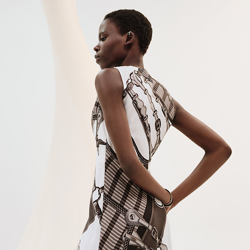 【一枚でエレガント】HERMES Coaching Remixドレス coaching-remix-loose-fit-dress