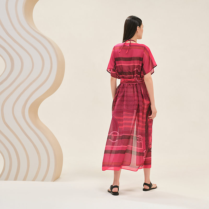 【オシャレ！】HERMES Coaching Remix Maxi ワンピース Coaching Remix Maxi” 비치 카프탄 | Hermès - 에르메스 대한민국