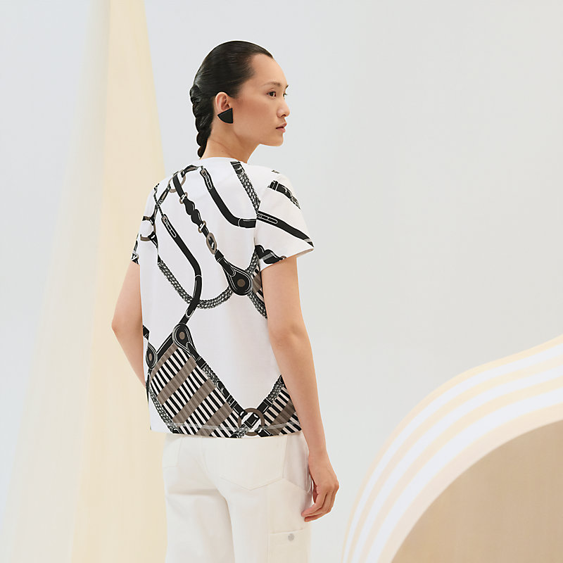 トップス DROIT IMPRIME COACHING REMIX Hermes Coaching Remix