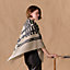 Coaching twill applique scarf 120, View: Worn, worn, view 1 of 4