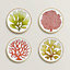 Coffret de 4 assiettes à pain Natures Marines, Vue: vue du dessus, above, vue 1 sur 2