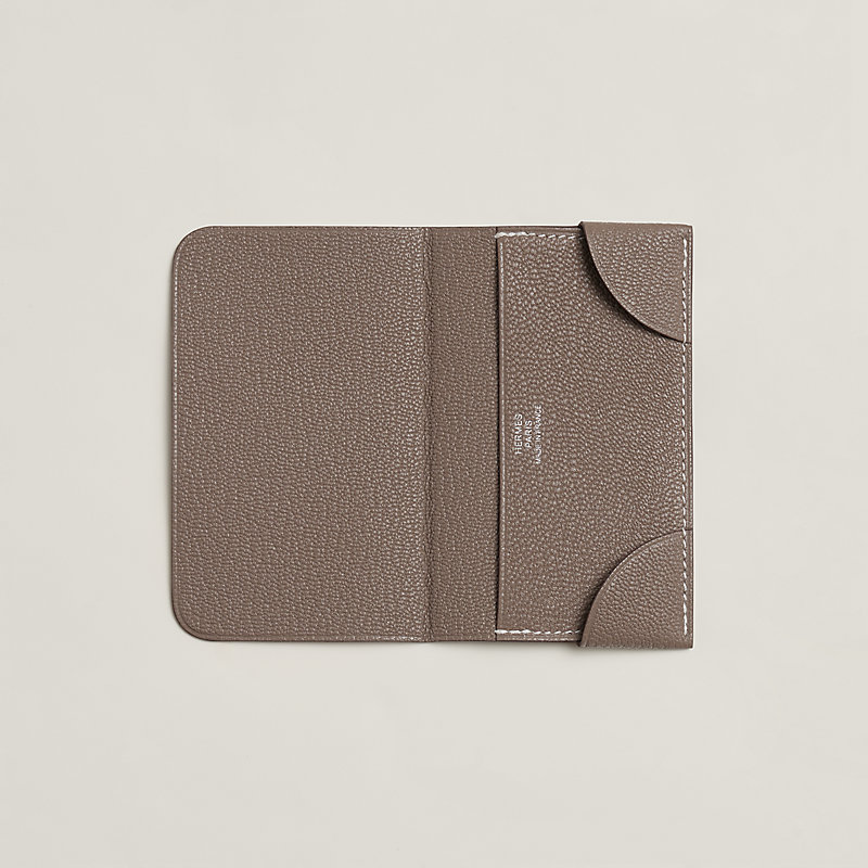 Coins de Malle card holder - Beige | Hermès USA
