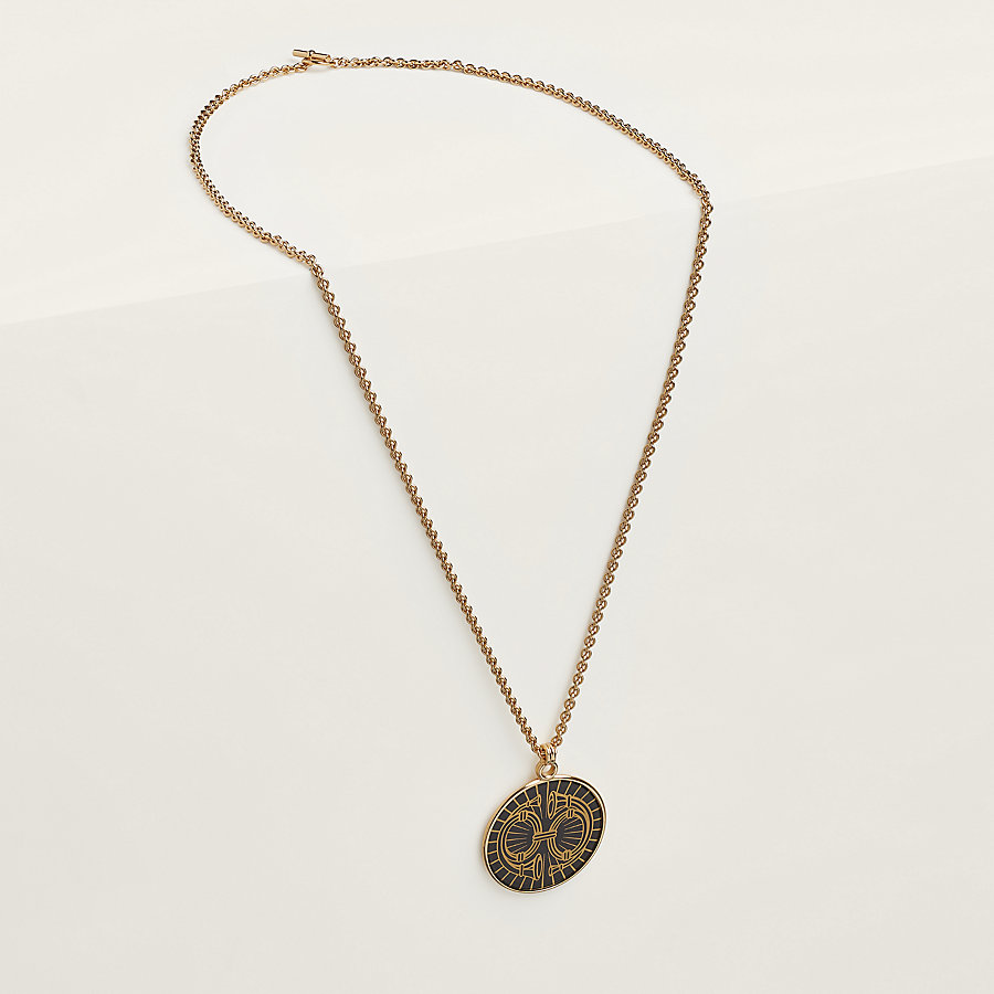 （HERMES）Medaille Bijou Deux Cors necklace PM Medaille Bijou Deux Cors necklace, small model | Hermès Thailand