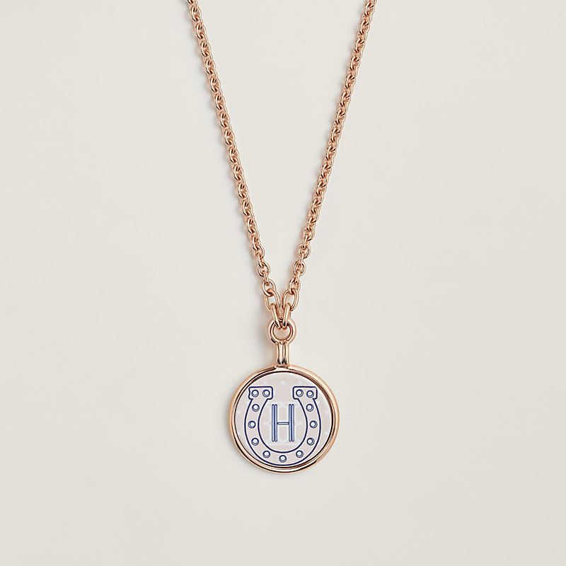 【スタイリッシュ】Collana Medaille OP'H, modello piccolo Collana Médaille OP'H, modello grande | Hermès Italia