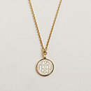 Vista: vista de frente, Collar Médaille Quadrige, tamaño pequeño