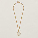 Vista: vista de frente, Collar Médaille Quadrige, tamaño pequeño