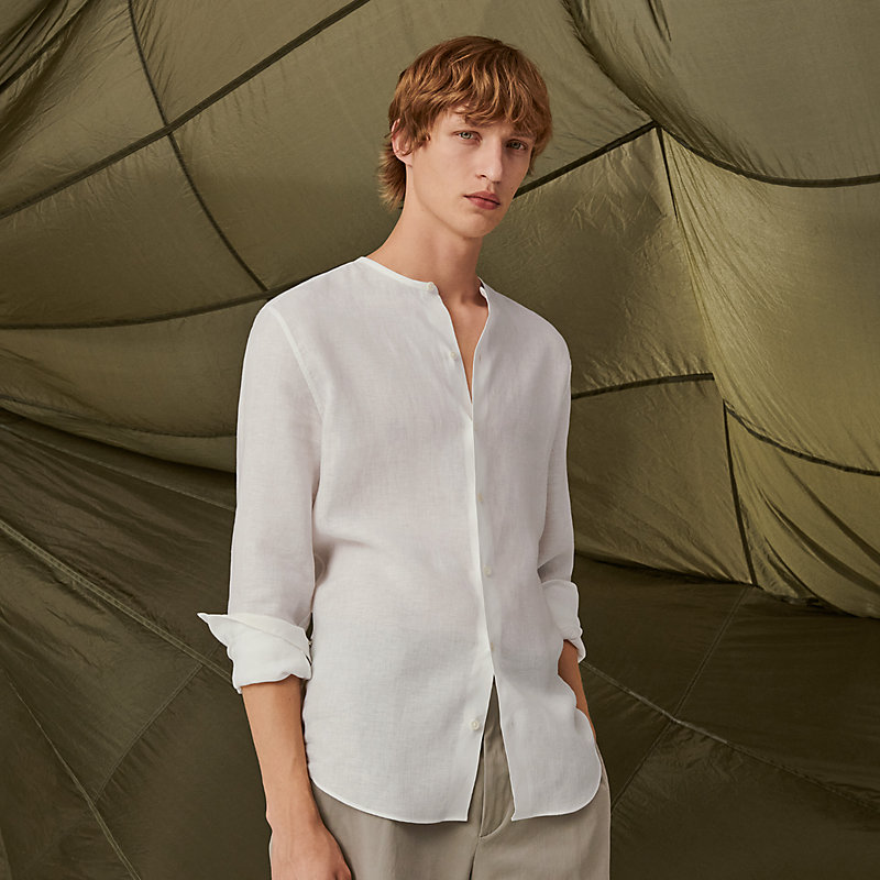 トップス HERMES Linen S/S Shirts MADE IN FRANCE HERMES Linen S/S Shirts MADE IN FRANCE トップス