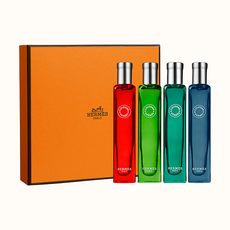 hermes colognes collection travel set