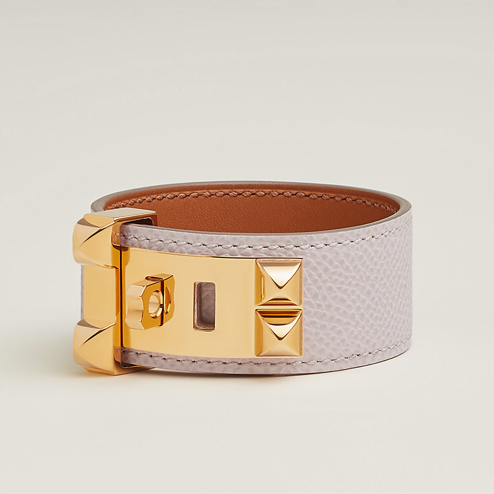 pink goldで魅せる【HERMES】Collier de Chienブレスレット Collier de Chien bracelet, small model | Hermès USA