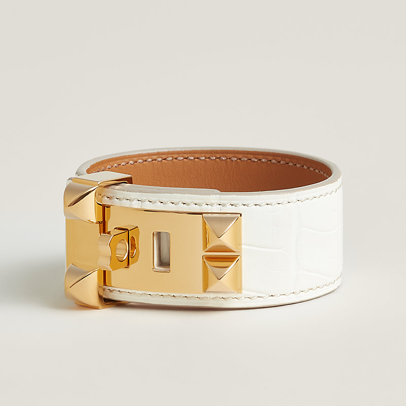 【HERMES】Gold金具☆レザーブレスレット COLLIER DE CHIEN 24 Collier de Chien 24 bracelet | Hermès USA