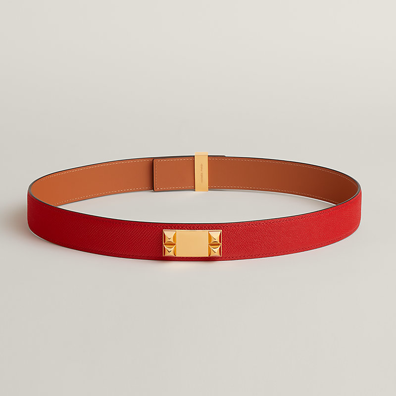 Collier de Chien 32 belt - Red | Hermès USA