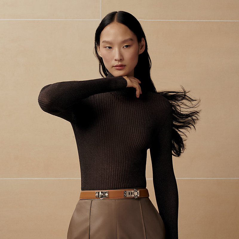 圧倒的存在感【HERMES】Collier de Chien 32 ベルト 黒金具 Collier de Chien 32 belt | Hermès Singapore