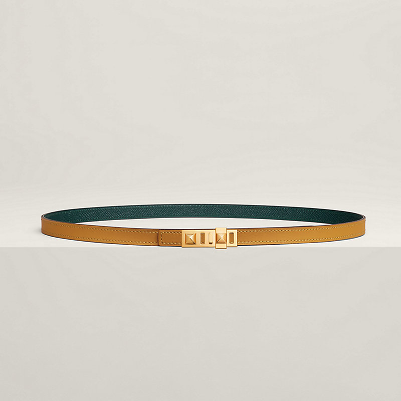 Collier de Chien belt buckle & Reversible leather strap 13 mm