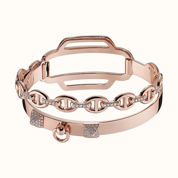 hermes collier de chien diamond bracelet