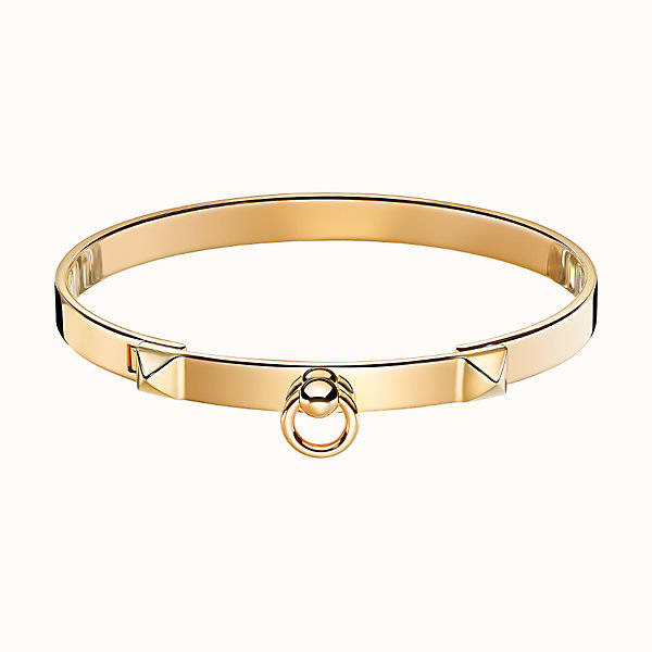 hermes collier de chien bracelet gold