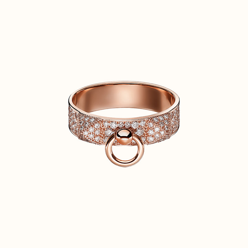 hermes cdc ring rose gold