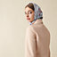 Concours d'Etriers wash scarf 90, View: Worn, worn, view 2 of 3