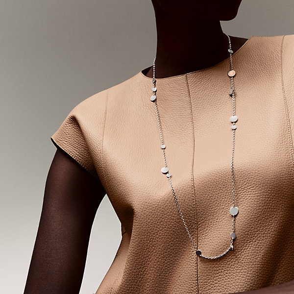 Confettis long necklace 80 | Hermès USA