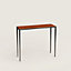 Console en fer forgé Rééditions J.-M. Frank par Hermès, Vue: Vue portée, worn, vue 1 sur 3